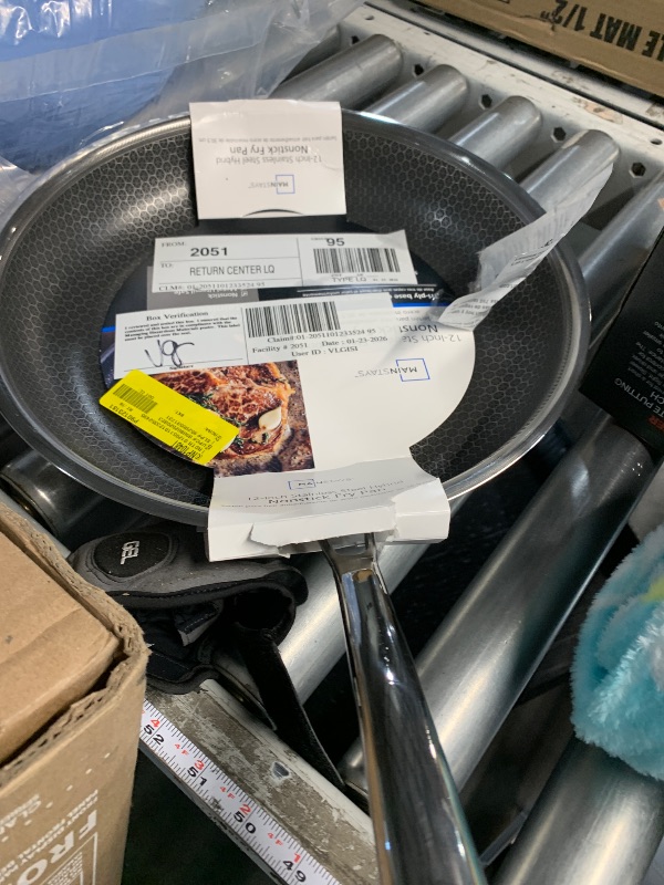 Photo 1 of ***STOCK PHOTO FOR REFERENCE ONLY***12-Inch Hard Anodized Non Stick Large Frying Pan, Skillet with Reinforced Nonstick Coating, Oven Safe