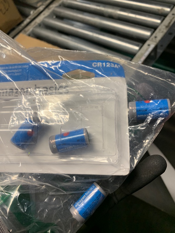 Photo 1 of ***MISSING TWO***
Amazon Basics 6-Pack Non-Rechargeable CR123A Lithium Batteries, 3 Volt, Up to 10-Year Shelf Life