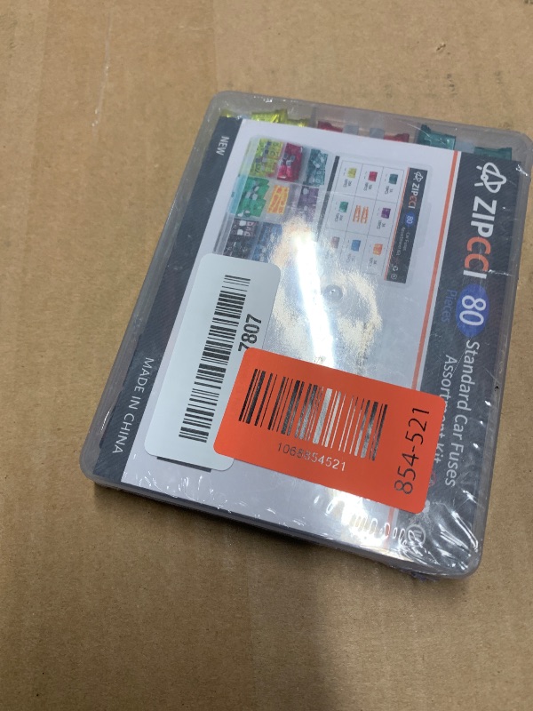 Photo 1 of ***FACTORY SEALED***
ZIPCCI 80 Pcs Standard Car Fuse, Fuses Assortment kit(1A/3A/5A/10A/15A/20A/30A/40A) Automotive Blade Fuse for RV, Truck, Marine, Auto Accessories