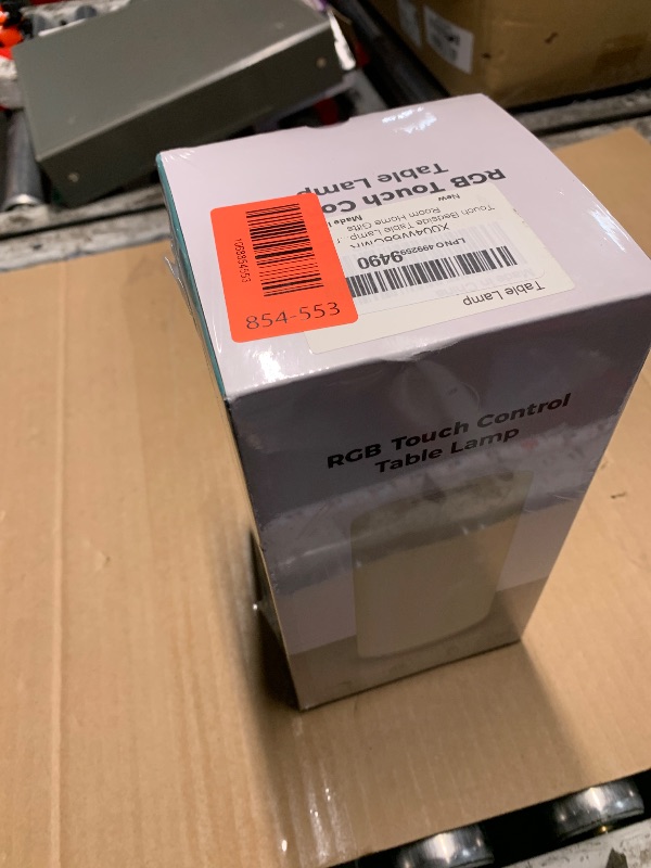 Photo 1 of ***FACTORY SEALED***
Touch Bedside Table Lamp, [RGB Mode] 3 Way Dimmable Warm White Lights for Bedroom, Multi-Color Smart Nightstand Lamp Desktop LED Lamp for Living Room Home Gifts