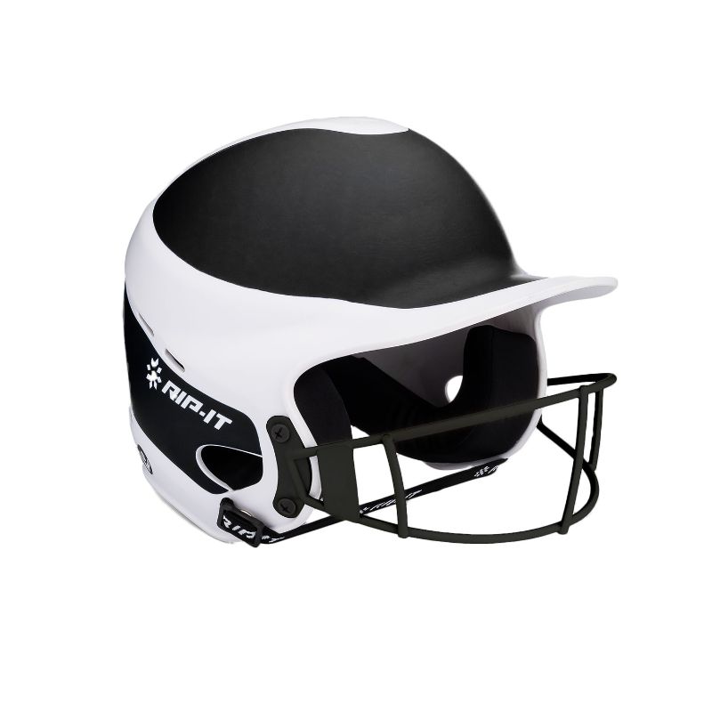 Photo 1 of ***MELTED GLUE***
***STOCK PHOTO FOR REFERENCE ONLY (BLUE)***
RIP-IT Vision Pro Matte Two-Tone Softball Batting Helmet S-M
