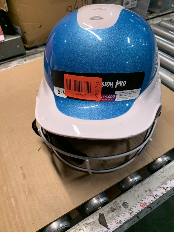 Photo 1 of ***MELTED GLUE***
***STOCK PHOTO FOR REFERENCE ONLY (BLUE)***
RIP-IT Vision Pro Matte Two-Tone Softball Batting Helmet S-M
