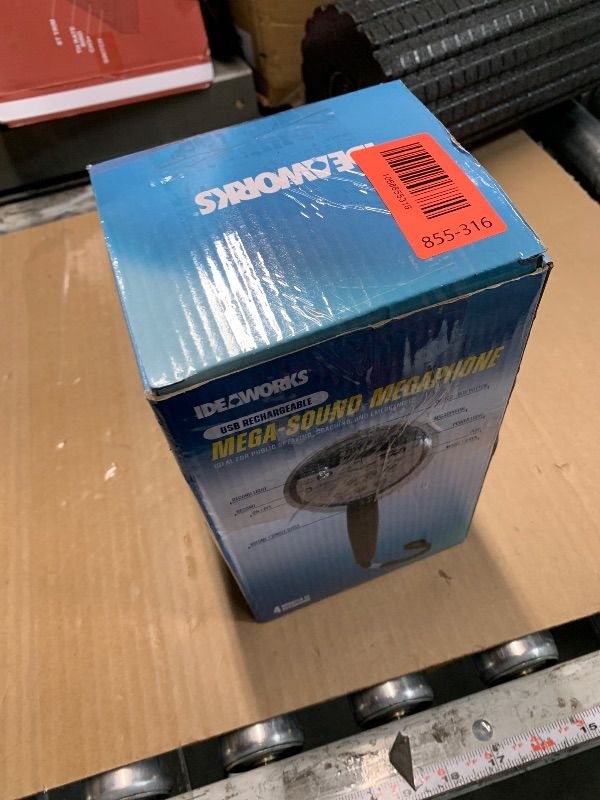 Photo 1 of ***MISSING PARTS***
Ideaworks 4 in 1 USB Rechargeable Megaphone