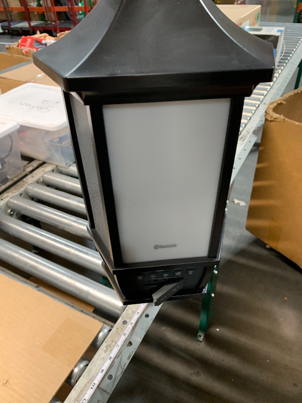 Photo 1 of ***MISSING PARTS***
Acoustic Research Sedona 20-Watt Rechargeable Indoor - Outdoor Bluetooth Wireless Speaker w/LED Flickering Flame Light; Portable; Battery or AC Power Option