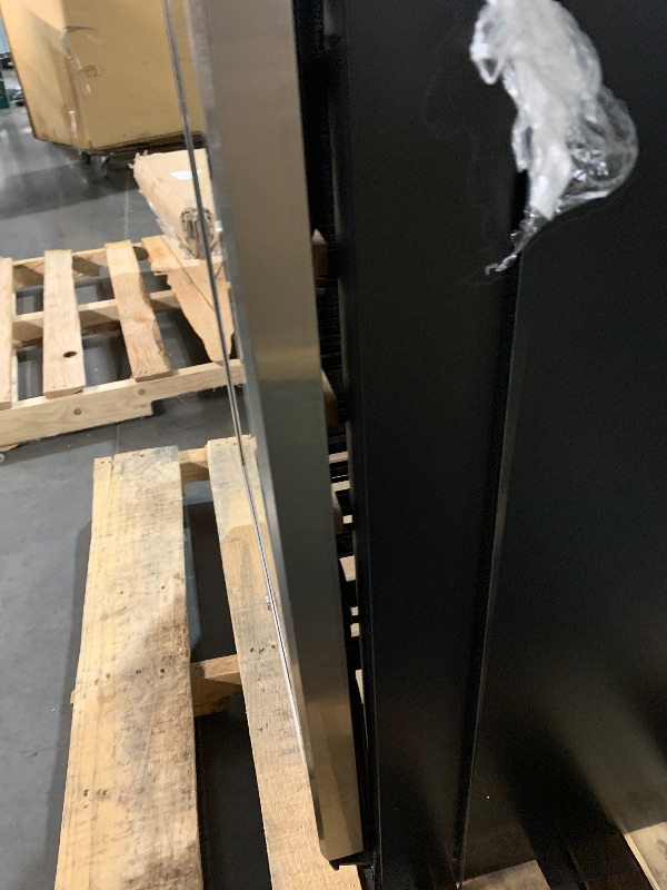 Photo 1 of ***MAJOR DAMAGE, SEE NOTES FOR MORE DETAILS***
***TRUCK/TRAILER PICKUP ONLY***
FoMup Wine Fridge Freestanding,173 Bottles 24 Inch Wine Cooler Refrigerator, Tall Wine Fridge with Compressor Low Noise Fast Cooling, Wine Cellar with Upgraded Door Handle Slid