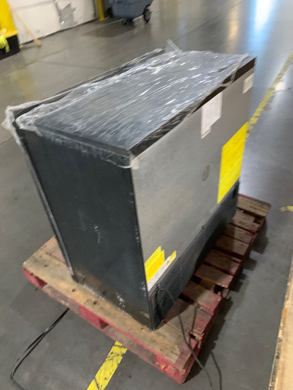 Photo 1 of ***MAJOR DAMAGE, SEE NOTES FOR MORE DETAILS***
***TRUCK/TRAILER PICKUP ONLY***
Bluelinecool Commercial Back Bar Cooler with 2 Glass Sliding Doors, LED Lighting, 7.4 cu.ft Under Counter Beverage Refrigerator, ETL Beer and Wine Cooler for Bar, Restaurant, G