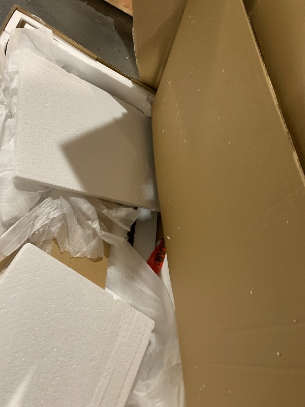 Photo 1 of ***PARTIAL SET - PRICE ADJUSTED******MISSING PARTS***
Ball & Cast Full Size Wooden Platform with All-in-One Cabinet,Storage Headboard and Drawers,Wood Full Storage Bed w/USB Ports and LED Light,for Kids Teens Adults,Grey