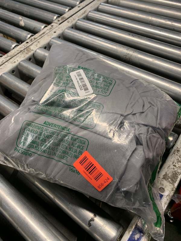 Photo 1 of ***MISSING PARTS***
Amazon Basics Lightweight Super Soft Comfortable Brushed Microfiber 4 Piece Bed Sheet Set with 14-Inch Deep Pockets, Queen, Dark Gray, Solid