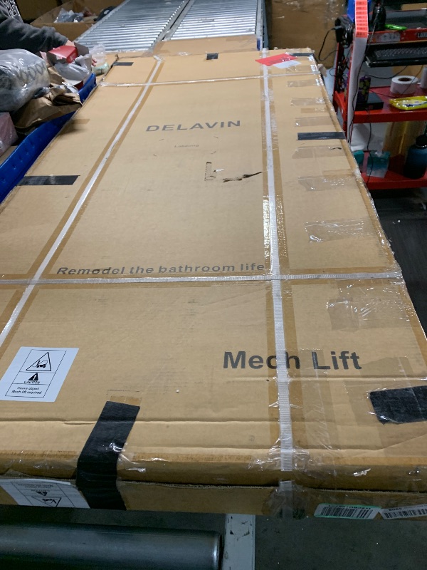 Photo 1 of ***PARTIAL SET - PRICE ADJUSTED***
MORDEER Sliding Shower Door 56-60" W x 72" H, Frameless Glass Shower Door 5/16"(8mm) SGCC Tempered Clear Glass with Explosion-Proof Film, Shower Sliding Door with Stainless Steel Hardware, Matte Black