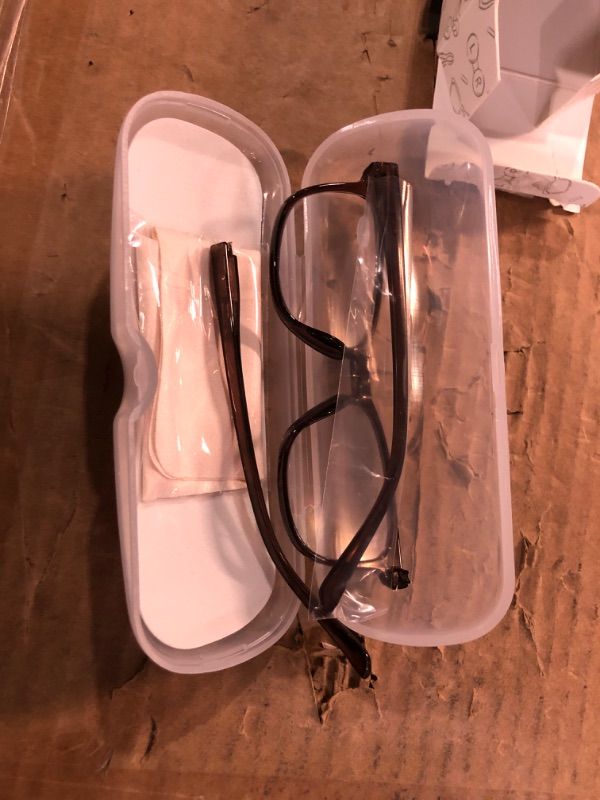 Photo 1 of ***DAMAGED - SEE NOTES/PICTURES***
ZESAKER Bifocal Reading Glasses for Women Men Clear Top Bifocal Readers for Women Blue Light Blocking Computer Eyewear Glasses with Spring Hinges (Grey Brown, 1.5)