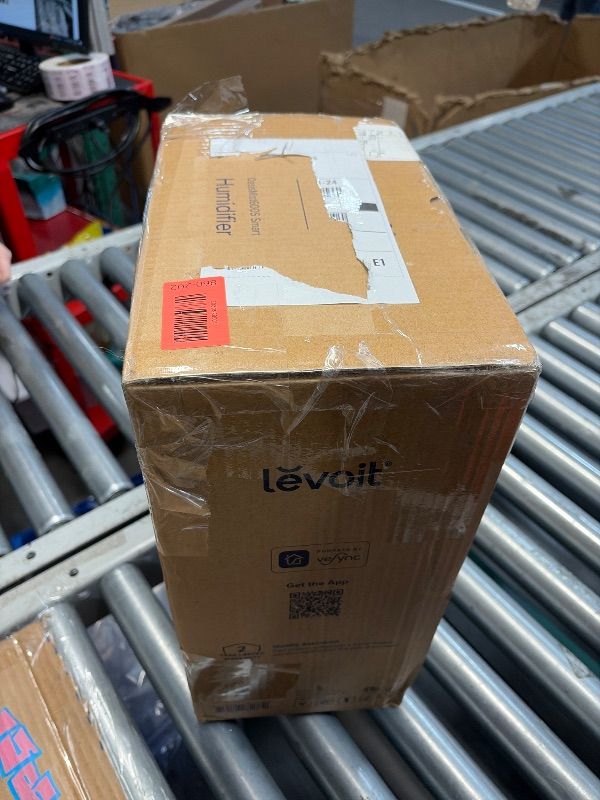 Photo 1 of ***DAMAGED - SEE NOTES/PICTURES*** LEVOIT 6L Smart Warm and Cool Mist Humidifiers for Home Bedroom, 60H Runtime and Auto Customized Humidity for Large room, Schedule, Easy Top Fill, Essential Oil Diffuser, Whisper-Quiet, Handle, Black