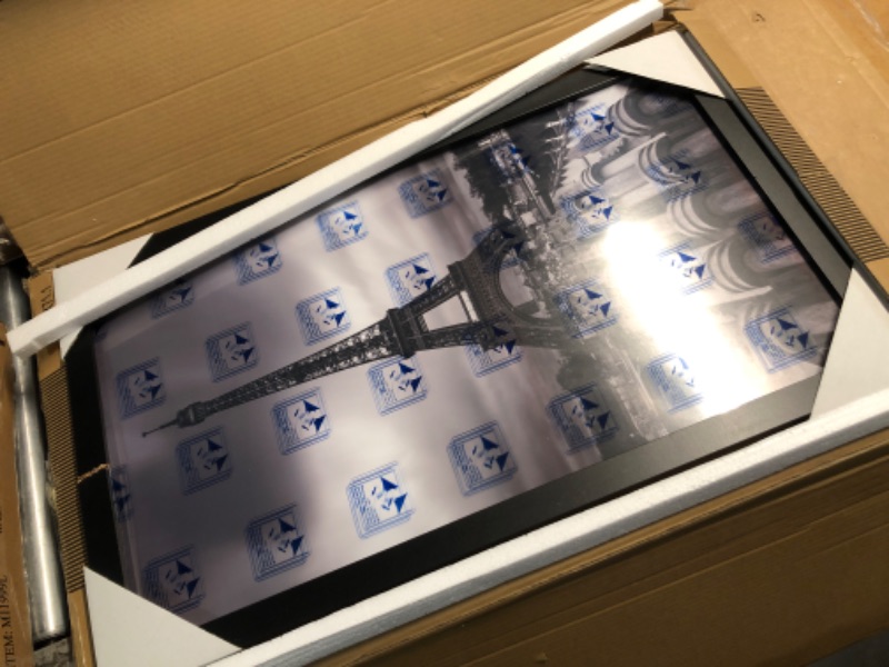 Photo 1 of ***DAMAGED -  SEE NOTES/PICTURES***
Americanflat 16x28 Picture Frame with Polished Plexiglass - Black Picture Frame - Wide Photo Frames Made of Engineered Wood for Vertical or Horizontal Wall Display - Epic Collection - Black