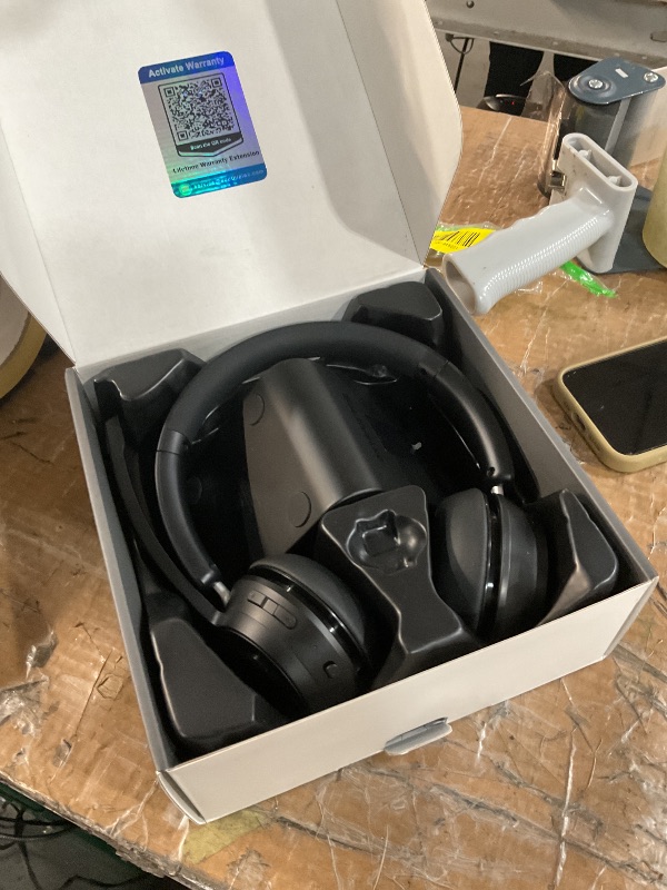 Photo 1 of (Upgraded Version) Wireless Headset, Bluetooth Headset with Noise Cancelling Microphone, Best Headphones with Mic Mute & USB Dongle for PC/Computer/Laptop/Cell Phones/Remote Work/Call Center