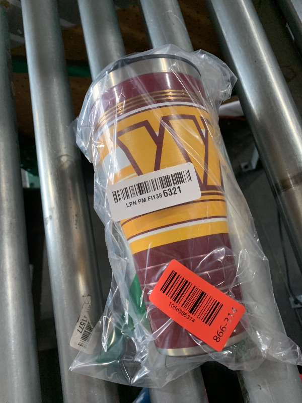 Photo 1 of ***MISSING PARTS***
Tervis Traveler NFL Washington Commanders - Hype Stripes Triple Walled Insulated Tumbler Travel Cup Keeps Drinks Cold & Hot, 30oz with Straw Lid, Stainless Steel