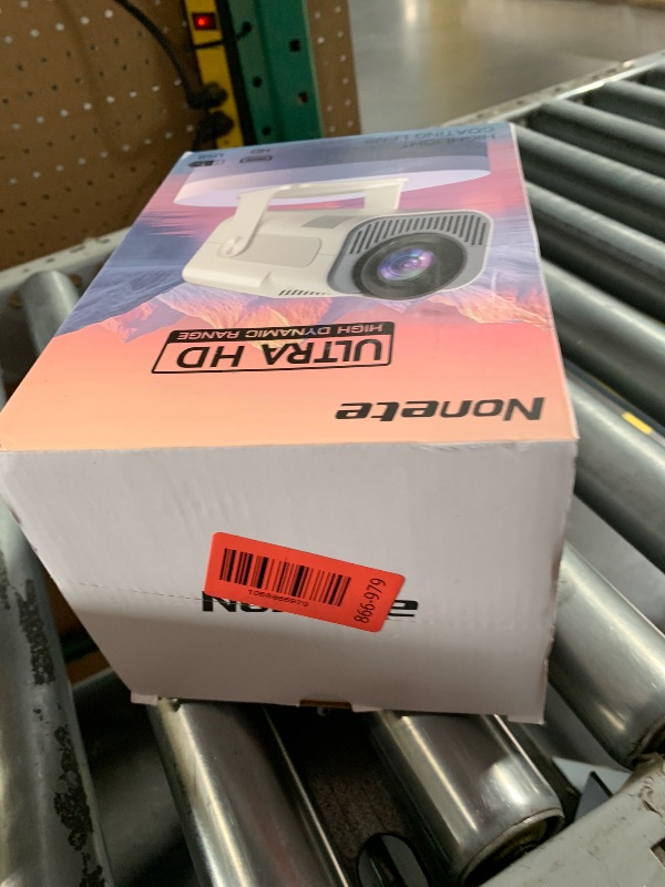 Photo 1 of [Projector 2026 Upgraded] Mini Projector Support 4K 1080P Auto Keystone 270°Rotatable with WiFi 6 and Bluetooth 5.2 Projector Portable Compatibile with HDMI/TV Stick/Memory Stick/Laptop,White