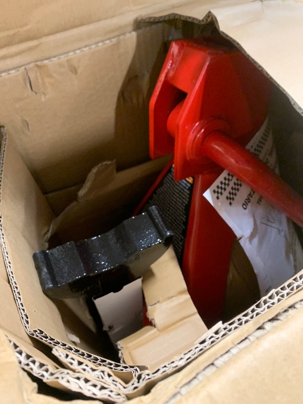 Photo 1 of ***PARTIAL SET - PRICE ADJUSTED***
Big RED 12 Ton Jack Stands with Lock Adjustable Height to 28.15'', Fit for Cars, SUVs, and Most Automobiles, Red, 2 Pack