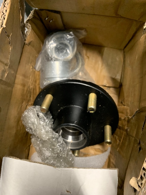 Photo 1 of ***MISSING PARTS***Trailer Wheel Idler Hub Kit, 5-Hole, 5" Bolt Circle Idler Hub for 3500 lb Axles, Suit 1-1/16" to 1-3/8" Spindle, Trailer Wheel Hub Assembly for Rvs and Trailer(Set-2, Only Fit Tapered Spindle)