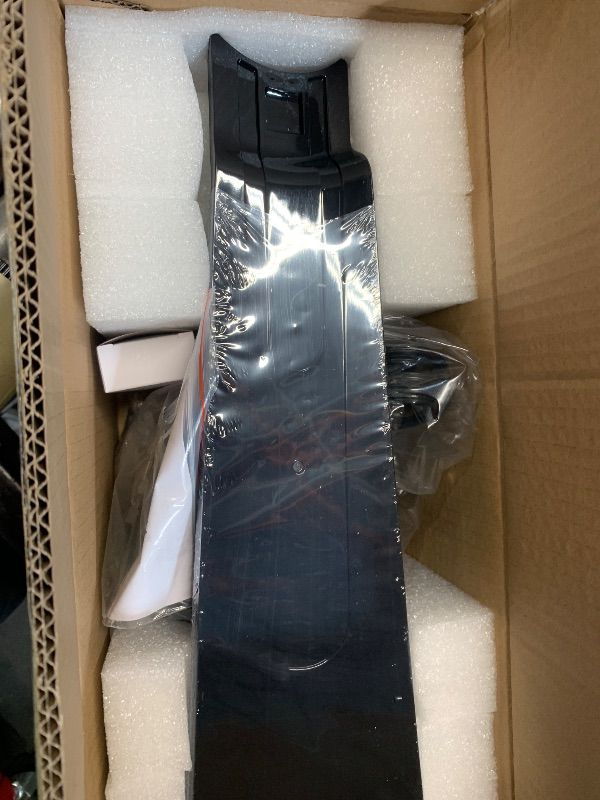 Photo 1 of ***PARTS ONLY*** ***NONFUNCTIONAL*** PBLALA Ceiling Fans with Lights,36" LED Fan Light Hanging with Hook,Plug in Ceiling Fan Light,Hook Type Ceiling Fan,40W,3000-6500k,Remote Control,Portable Fan for Camping Bed,Patios,(Black)