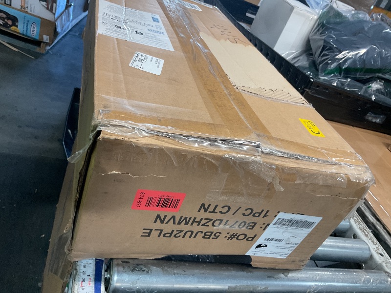 Photo 1 of *********Missing parts- Missing poles***********
Amazon Basics 5-Shelf Adjustable, Heavy Duty Storage Shelving Unit on 4" Wheel Casters, Easy to Move Portable Wire Shelving, No Tools Needed for Easy Assembly, 30" x 14" x 64.8", Chrome
