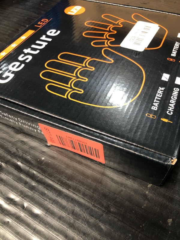 Photo 1 of ***MISSING PARTS***
DIBMS Hand Gesture Light with Remote, Red LED Finger Funny Window Sign Light Accessories for Car Truck (Green)