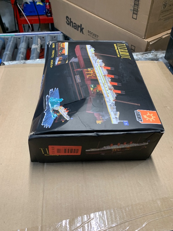 Photo 1 of *** PARTS MISSING*** INSOON Titanic Building Set with Light, 2 in 1 Titanic Ship 3.6mm Mini Building Block 1883 PCS, Ship Model with Glacier Display Stand, Building Brick Toy Gift for Adults Teens Boys Girls 10 11 12+