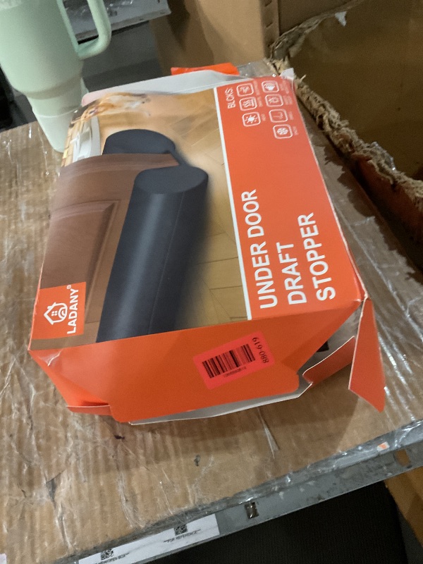 Photo 1 of (2 Pack) Under Door Draft Stopper, Under Door Blocker Size of Adjustable Size from 30" to 36", Easy Install,Gap Filler, Reduces Air Draft, Noise & Sound, Door Seal for Improved Insulation