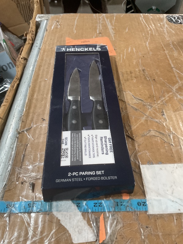 Photo 1 of HENCKELS Forged Accent Razor-Sharp 2-pc Paring Knife Set, German Engineered Informed by 100+ Years of Mastery,Black