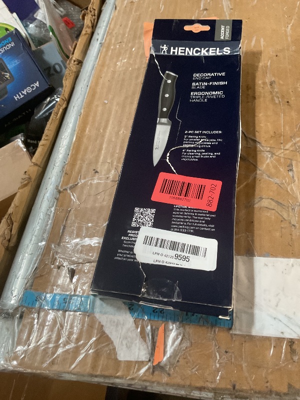 Photo 1 of HENCKELS Forged Accent Razor-Sharp 2-pc Paring Knife Set, German Engineered Informed by 100+ Years of Mastery,Black