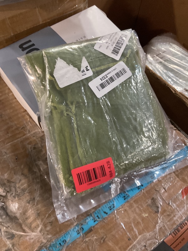 Photo 1 of 100 Pcs Fruit Protection Bags, Small Green Fruits Plant Bag 5''×7''Fruit Green Strawberry Netting Cover Drawstring Mesh Bags, Greens Fruit Cover Mesh Bag with Drawstring for Flower and Vegetables