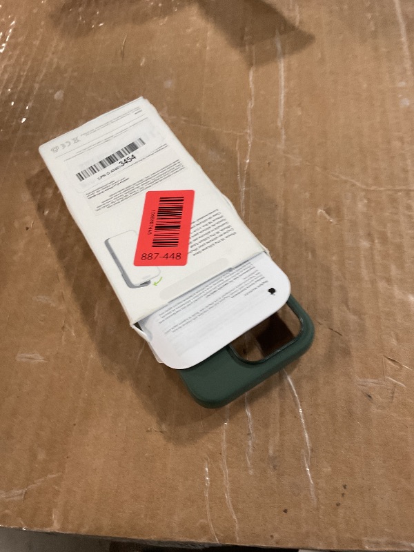 Photo 1 of *USED*Apple iPhone 16 Pro Silicone Case with MagSafe and Camera Control: Lightweight Phone Case, Wireless Charging Compatible, Smooth Matte Finish; Lake Green