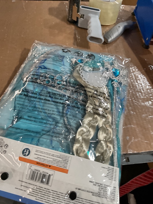 Photo 1 of (missing pieces) Spooktacular Creations Halloween Kids Ice Princess Dresses, Light-Up Princess Costume Birthday, Halloween Dress-Up Party (3T, 3-4 yrs)