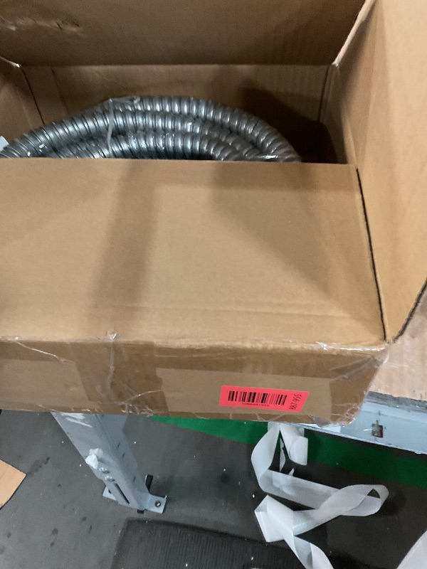 Photo 1 of (1/2" Dia * 25 Feet) Yariwiz Flexible Steel Electrical Conduit Liquid Tight Steel Conduit Kit with 4 PCS Coupling, 2 PCS Elbow and 7 PCS Strap, Flex Liquidtight S-LCCK-0.5-25FT-KIT