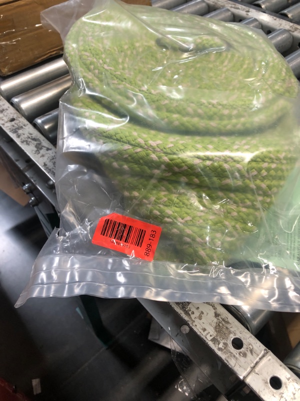 Photo 1 of ***STOCK PHOTO FOR REFERENCE ONLY***Super Area Rugs Braided Rugs Farmhouse Kitchen Rug - Ridgewood Braided Rug for Living Room - Reversible - Indoor/Outdoor - Made in USA - Forest Green/Beige, 2' X 4' Oval Runner