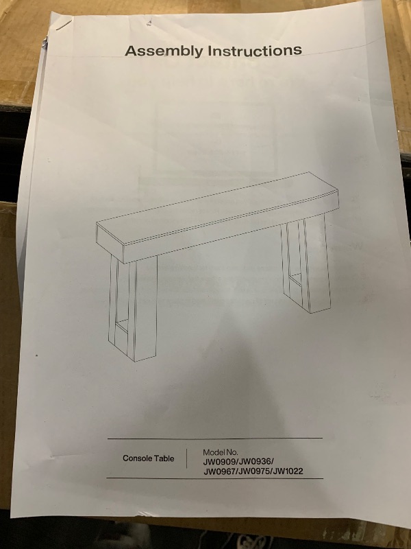 Photo 1 of ***STOCK PHOTO FOR REFERENCE ONLY***Tribesigns 63-Inch Long Console Table, Wooden Rectangular Sofa Table Behind The Couch, Farmhouse Entryway Table for Entrance, Hallway, Living Room (Natural)