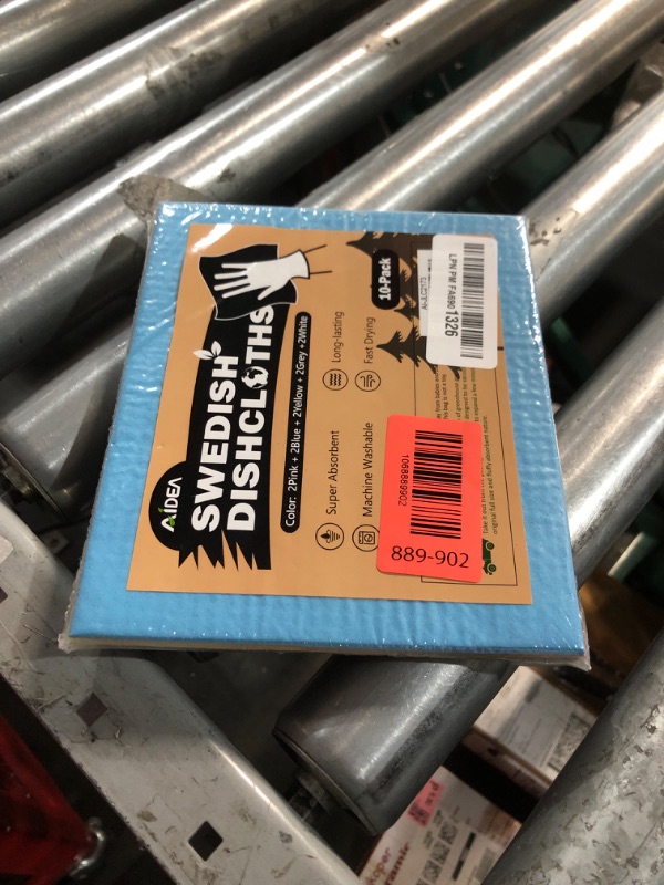 Photo 1 of ***FACTORY SEALED***AIDEA Swedish Dishcloths for Kitchen-10PK, Absorbent Sponge Dish Cloth, Dishcloths for Washing Dishes, Reusable Paper Towels Dish Cloths, Swedish Towels for Home, Kitchen, Glass, 7" x 6"