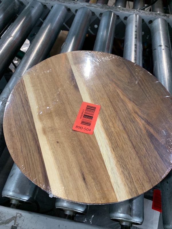 Photo 1 of ***FACTORY SEALED***11.5 Inches Candle Holder Tray Home Decor, Round Wood Tray for Coffee Table, Small Wooden Serving Decorative Trays for Home