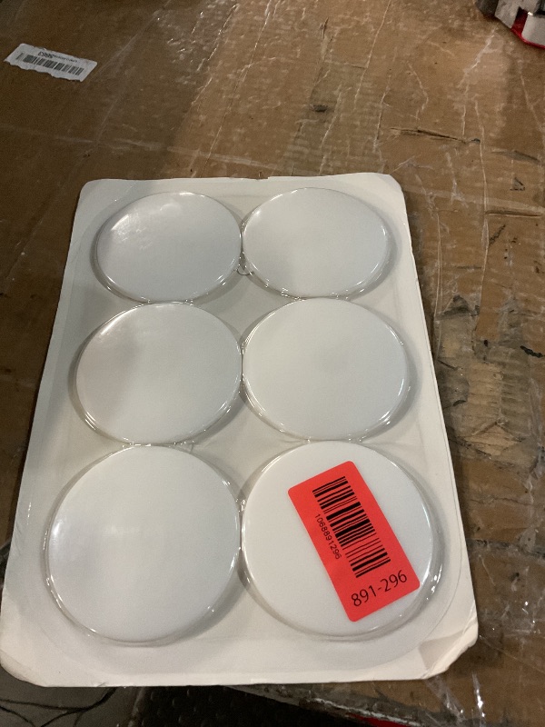 Photo 1 of [3.15"] Door Stoppers Wall Protector, 6 Pcs Large White Silicone Door Bumpers with Strong Thickened Adhesive,Shock Absorbent Door Knobs Wall Protectors to Cover up Damage and Protect Wall Surfaces