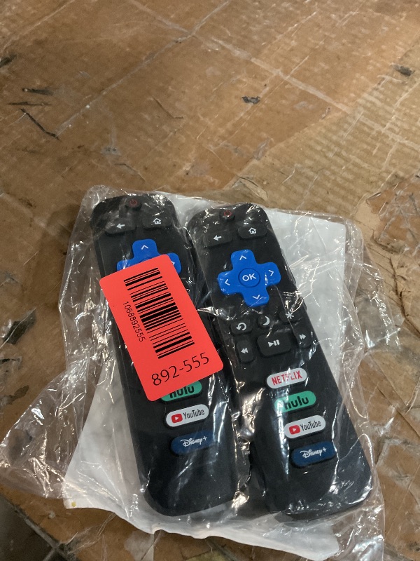 Photo 1 of (Pack of 2) Replacement Remote Control Only for Roku TV, Compatible for TCL Roku/Hisense Roku/Onn Roku/Sharp Roku/Element Roku/Westinghouse Roku/Philips Roku Smart TVs (Not for Roku Stick and Box)