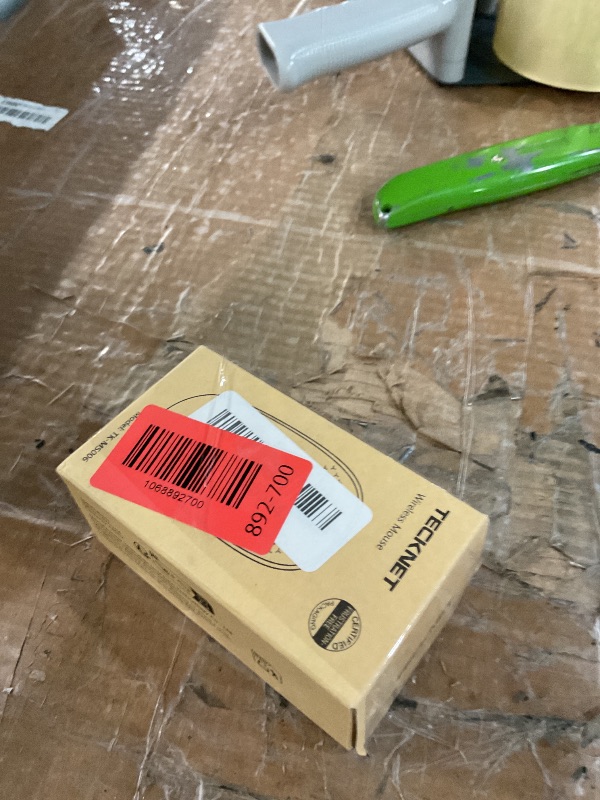 Photo 1 of TECKNET Wireless Mouse, 2.4G Quiet Computer Mouse with USB Receiver, 4 Buttons Portable Cordless Mice for Chromebook, Laptop, PC, Mac, 800/1200/1600 DPI - Blue