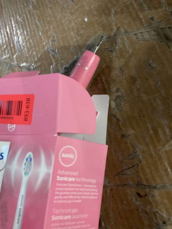 Photo 1 of * missing the brush *
Philips Sonicare 4100 Rechargeable Electric Toothbrush, with Pressure Sensor, 2 Intensity Settings, SmarTimer and QuadPacer, 14-Day Battery Life, Deep Pink, Model HX3681/26