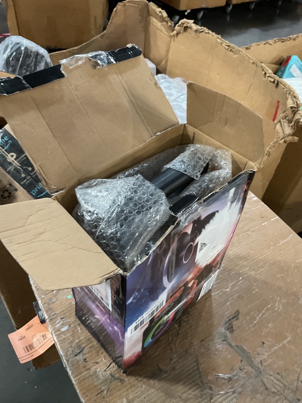 Photo 1 of ***(MISSING PARTS/ SEE NOTES FOR DETAILS)***Karaoke Machine for Adults - Portable Bluetooth Karaoke Speaker with Two Wireless Microphones, PA System Speaker Supports TF Card/USB, AUX in, REC, Bass & Treble for Party/Meeting