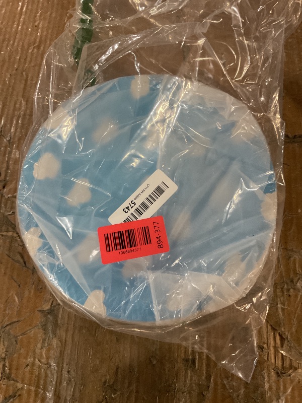 Photo 1 of Motiskyy 48 Pack 9 Inch Cartoon Plates for Birthday Party Supplies Large Size Sky Cloud Tableware Decorations Baby Shower Birthday Party Favors(Cartoon)