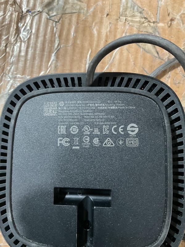 Photo 1 of (missing power block) HP USB-C Dock G5-11-in-1 Adapter for Both USB-C and Thunderbolt-Enabled Laptops, PCs, & Notebooks -