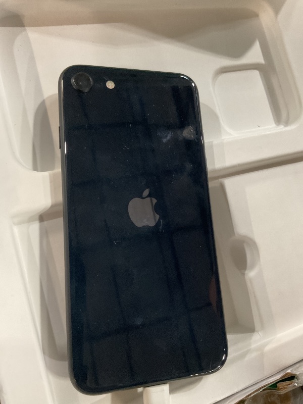 Photo 1 of *IN RESTORE FUNCTION* SEE NOTES* Apple iPhone SE 3rd Gen, 128GB, Midnight - Unlocked (Renewed Premium)