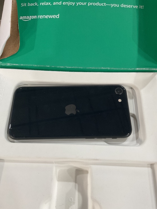 Photo 1 of *IN RESTORE FUNCTION* SEE NOTES* Apple iPhone SE 3rd Gen, 128GB, Midnight - Unlocked (Renewed Premium)