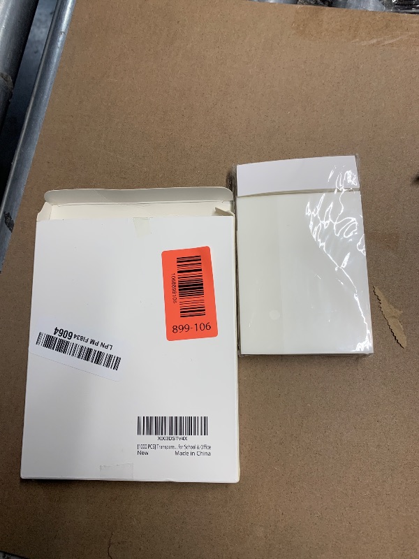 Photo 1 of [1000 PCS] Transparent Sticky Notes, 6 Sizes Clear Sticky Notes Pads, Waterproof Self-Adhesive Translucent Sticky Notes for Annotating Books, See Through Sticky Notes for School & Office