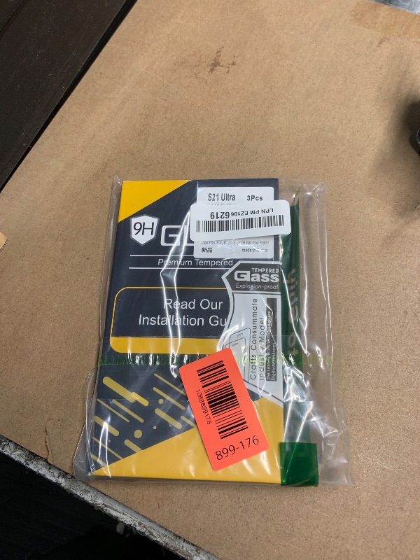 Photo 1 of [2+2 Pack] Screen Protector for Samsung Galaxy S21 Ultra 5G, 9H Tempered Glass, Ultrasonic Fingerprint Compatible,3D Curved, HD Clear, Bubble-Free for Galaxy S21 Ultra Glass Screen Protector