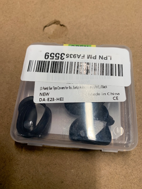 Photo 1 of [3 Pairs] Ear Tips Covers for Bose QuietComfort Earbuds II&Bose QuietComfort Ultra Earbuds, WOFRO Anti Slip Silicone Sport Wingtip Anti Scratches Eartip Accessories (S/M/L)-Black