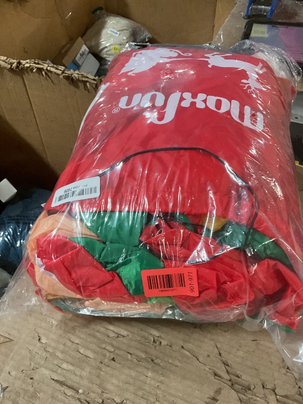 Photo 1 of 12FT Christmas Inflatables Train Decoration with Santa, Gingerbread Man, Reindeer, Lighted Blow Up Xmas Yard Decor with LED Lights, Holiday Outdoor Lawn Decorations for Garden, Party, Home