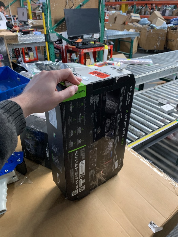 Photo 1 of ***(USED/ SEE NOTES BEFORE BIDDING)***
ASUS TUF Gaming GeForce RTX ™ 4080 16GB GDDR7 OC Edition Gaming Graphics Card (PCIe® 5.0, HDMI®/DP 2.1, 3.6-Slot, Military-Grade Components, Protective PCB Coating, axial-tech Fans, Vapor Chamber)
